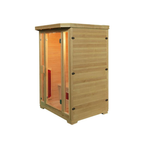 Vente-Unique Sauna Infrarouge 2 places Gamme prestige OSLO II - L120*P105*H190cm - 1750W