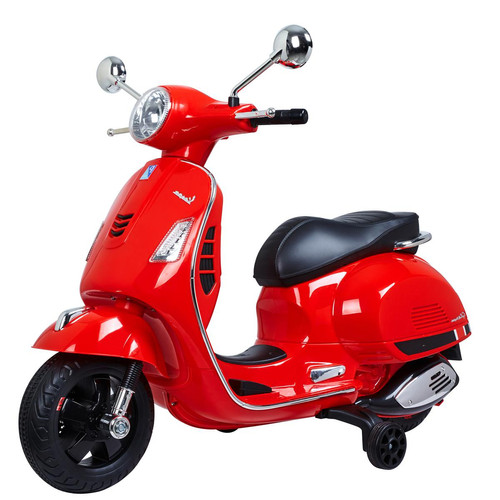 Vespa - Moto electrique Vespa Rouge Vespa - Moto Bébé Véhicule électrique pour enfant