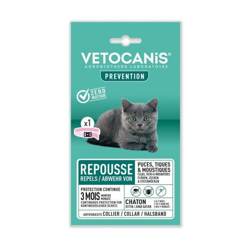 Vetocanis - VETOCANIS Collier antiparasitaire Chaton Vetocanis  - Vetocanis