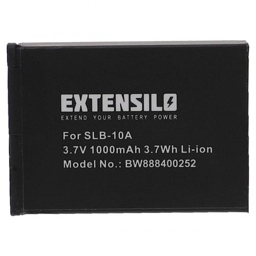 Vhbw - EXTENSILO Batterie compatible avec Samsung WB152F, WB151F, WB200F, WB201F, WB250, WB2100 appareil photo, reflex numérique (1000mAh, 3,7V, Li-ion) Vhbw  - Batterie Photo & Video