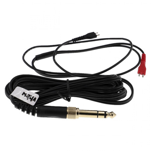 Vhbw - vhbw Câble audio AUX compatible avec Sennheiser HD 425, HD 430, HD 440 II, HD 442 II casque - Avec prise jack 3,5 mm, vers 6,3 mm, noir Vhbw  - Câble et Connectique Vhbw