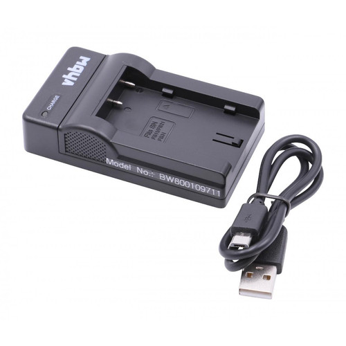 Batterie Photo & Video Vhbw vhbw Chargeur USB de batterie compatible avec Sony DCR-PC3, DCR-PC3E, DCR-PC4, DCR-PC5, DCR-PC5E batterie appareil photo digital, DSLR, action cam