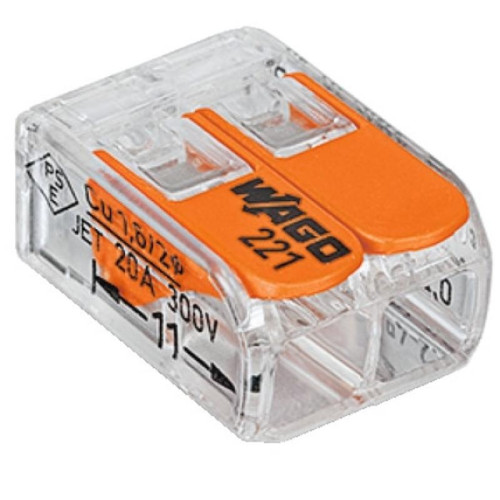 Wago - Mini borne 2x0,5-6 mm² boîte de 50 pièces Wago  - Wago