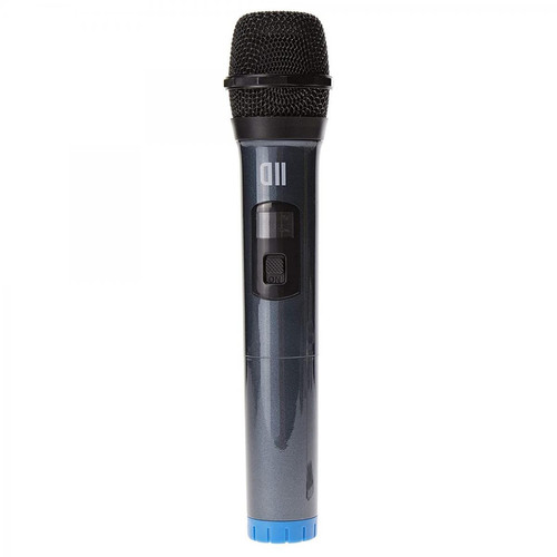 We - D2 Microphone Dynamique Omnidirect sans fil , avec écran Récepteur Rechargeable, Jack 6.35mm BLEU We  - Sono et éclairages de soirée