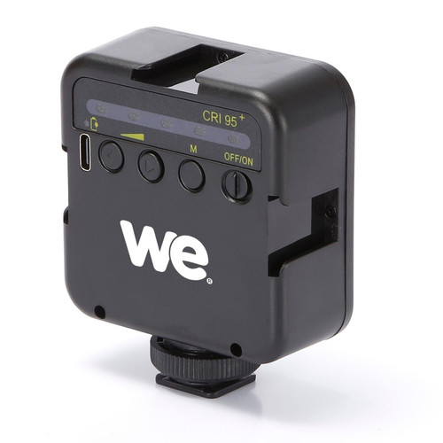 We - WE VL49 Lampe de poche pour caméra Vlog CRI 95 + LED rechargeable pratique, avec 3 ports de griffe, 2000 mAh USB-C, mini éclairage de prise de vue vidéo Youtuber Livestreaming Accessoires We  - Photo & Vidéo Numérique