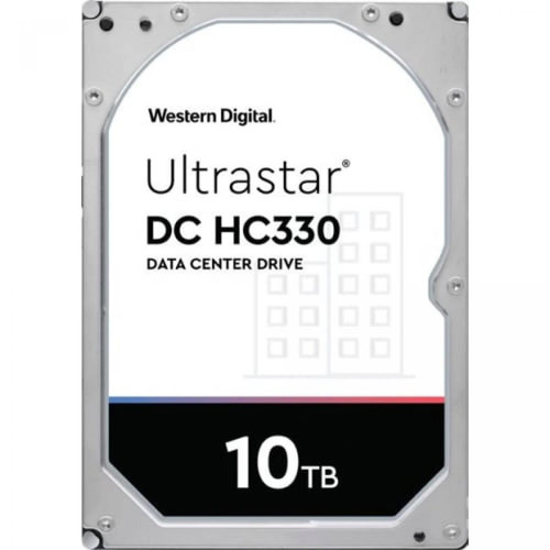 Western Digital - Ultrastar DC HC330 Disque Dur HDD Interne 10000Go 3.5" SATA 260Mo/s Noir Western Digital  - Disque Dur 10 to