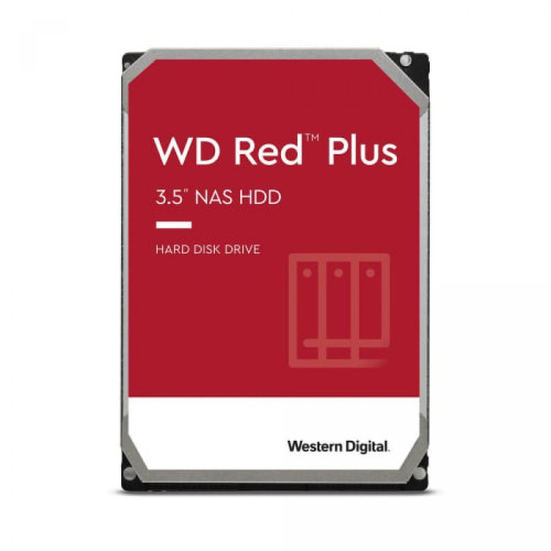 Disque Dur interne Western Digital WD Red Plus Disque Dur HDD Interne 6000Go 3.5" SATA 185Mo/s Noir