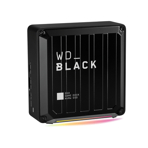 SSD Externe Western Digital WD Black D50 Game Dock 2To NVMe SSD WD Black D50 Game Dock 2To Thunderbolt3 GB Ethernet USB3.2 NVMe SSD