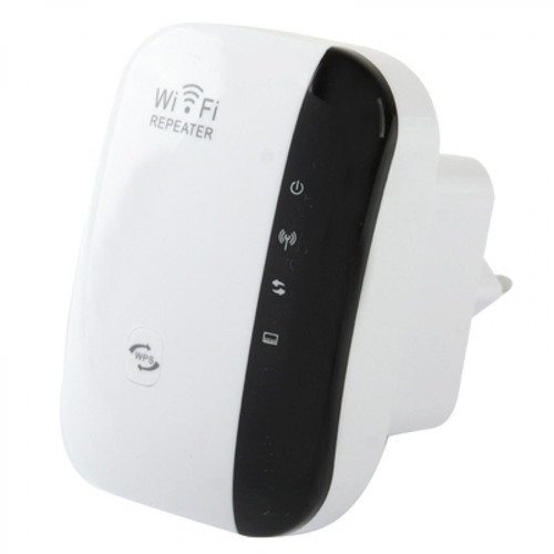 Wewoo Adaptateur Réseau blanc UE Plug 300 Mbps Sans fil-N WIFI 802.11n Repeater Range Expander WS-WN560N2