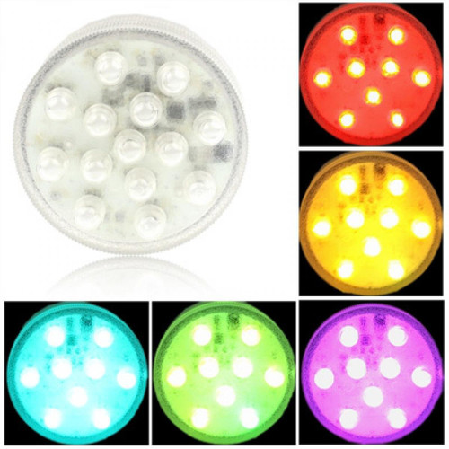 Wewoo - Lampe à LED de 14 couleurs avec télécommande Argent Wewoo  - Allumer eteindre une lampe a distance