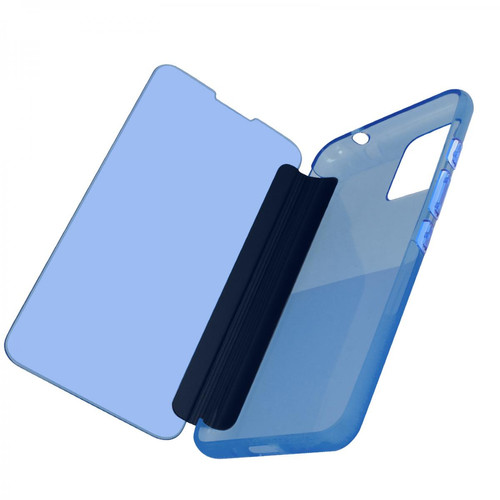Wiko - Housse Wiko Y62 Fenêtre Translucide et Tactile Wiko Easy Folio Bleu Wiko  - Accessoire Smartphone Wiko
