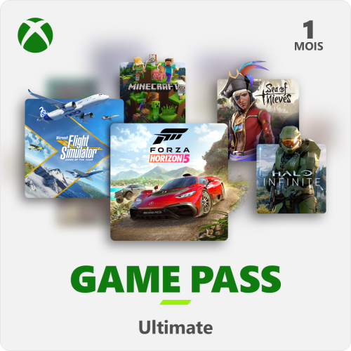 Abonnement internet pour console Xbox Microsoft Xbox Game Pass Ultimate - 1 mois