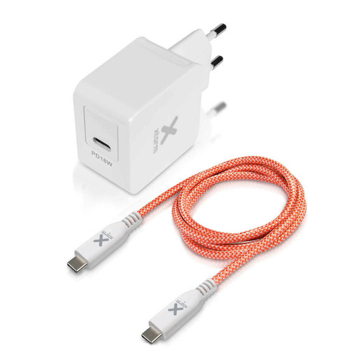 Xtorm - Chargeur mural usb-c power delivery 18w et câble usb type c pd xtorm blanc Xtorm  - Xtorm