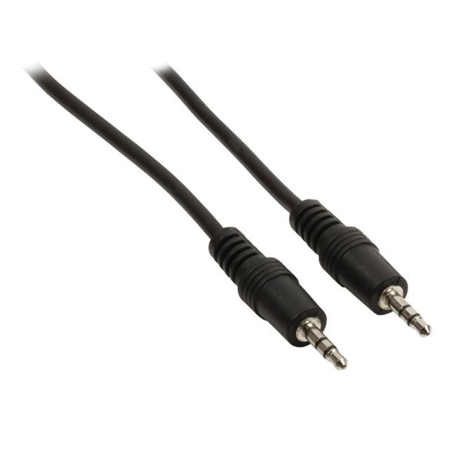 Ansell - Câble audio Jack 3,5 mm stéréo mâle vers Jack 3,5 mm mâle 3 m noir Ansell  - Support / Meuble TV