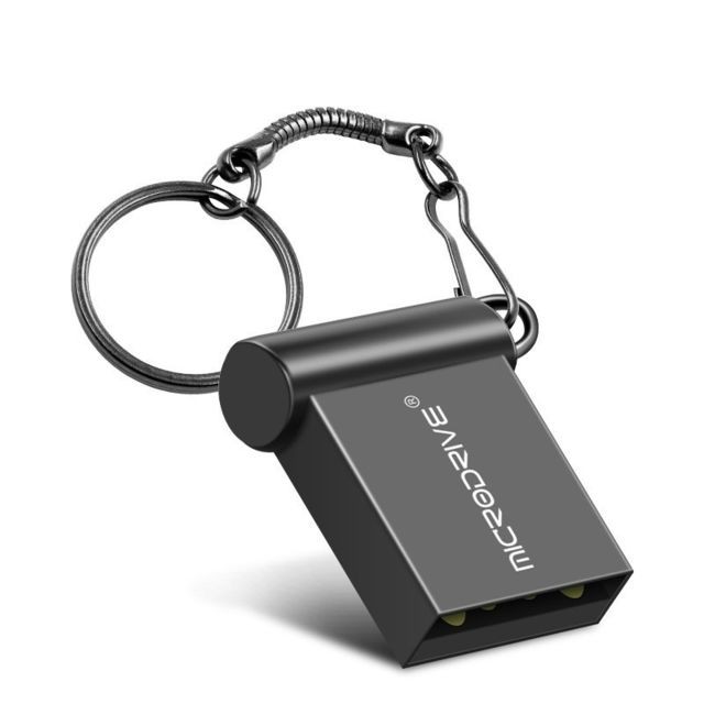 Wewoo - Clé USB Clés USB MicroDrive 32 Go USB 2.0 en métal pour mini-disques noir Wewoo  - Clé USB mini Clés USB