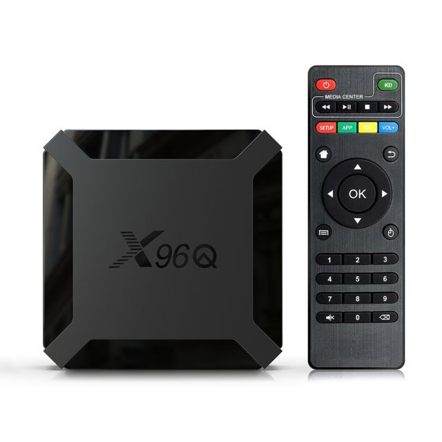 Enregistreur DVD Generic X96Q TV Box Android 10.0 Allwinner H313 Quad Core ARM Cortex A53 TV décodeur Support 4K 3D lecteur multimédia