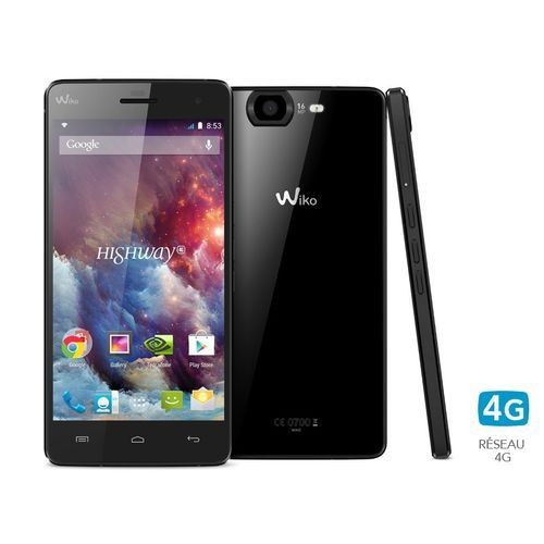 Smartphone Android Wiko Highway 4G Noir