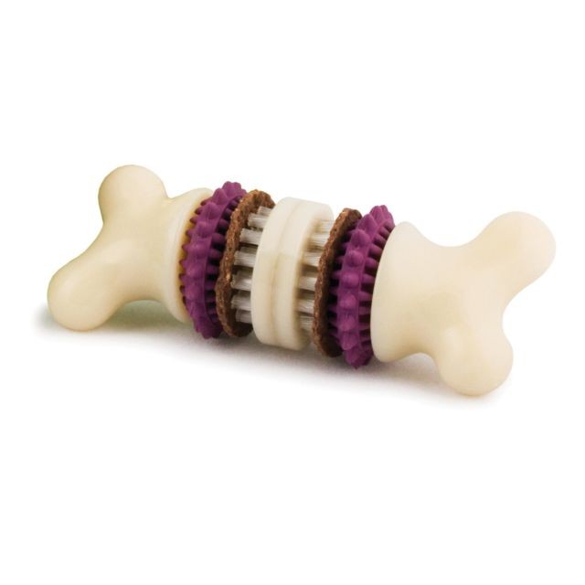 Busy Buddy - Bristle Bone Jouet Os Nettoyant et Friandise Busy Buddy  - Jouet pour chien Busy Buddy