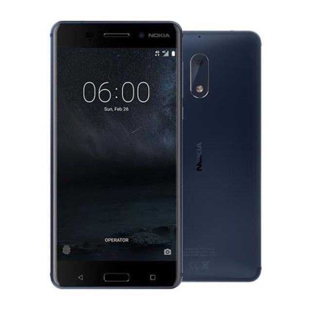 Nokia - Nokia 6 Azul Dual SIM Nokia  - Smartphone Android Nokia