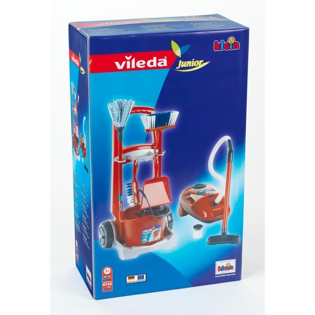 Cuisine et ménage Klein VILEDA - Chariot de ménage avec aspirateur - 6742