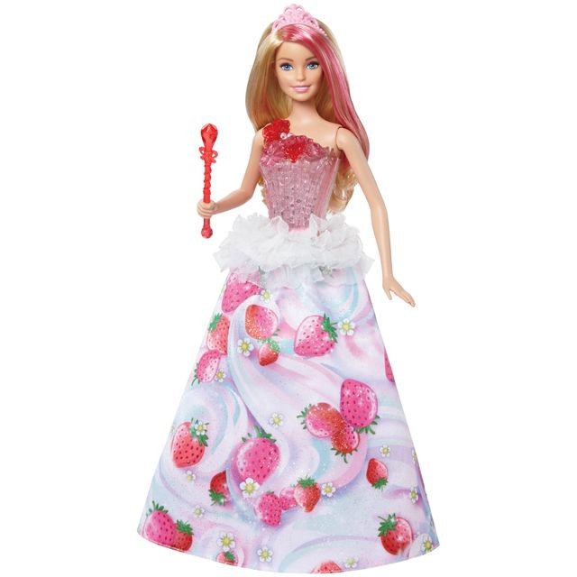 Barbie - Princesse bonbons sons et lumières - DYX28 Barbie - Poupées mannequins Barbie