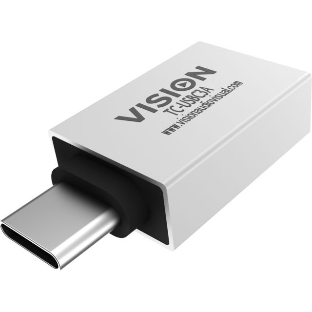 Vision - Vision TC-USBC3A adaptateur et connecteur de câbles USB-A USB-C Blanc Vision - Câble USB Vision
