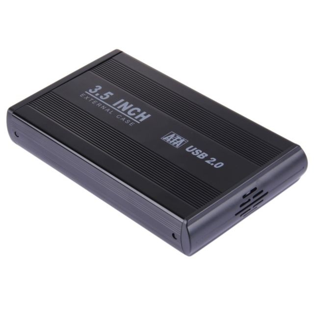 Wewoo Boîtier disque dur Cas externe de 3,5 pouces HDD SATA avec la puissance de 1.5A, appui USB 2.0