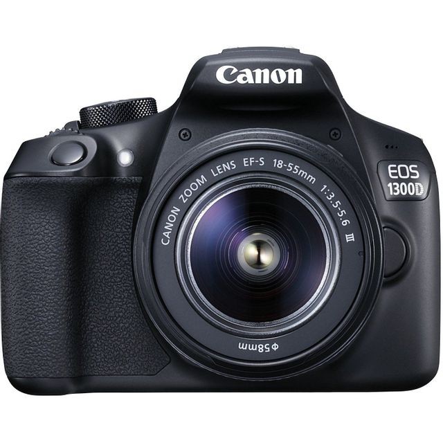 Reflex Grand Public Canon EOS 1300D+18-55+75-300+Sacoche
