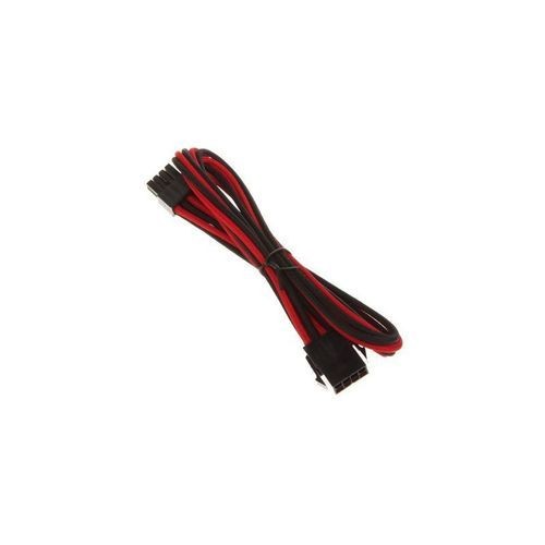 Câble tuning PC Bitfenix Câble rallonge Alchemy 8-Pin EPS12V - 45 cm - gaines Noir&Rouge/Noir