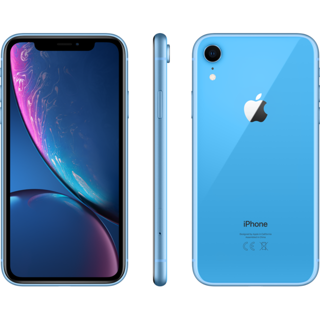 Apple - iPhone XR - 64 Go - MRYA2ZD/A - Bleu Apple  - iPhone Xr iPhone
