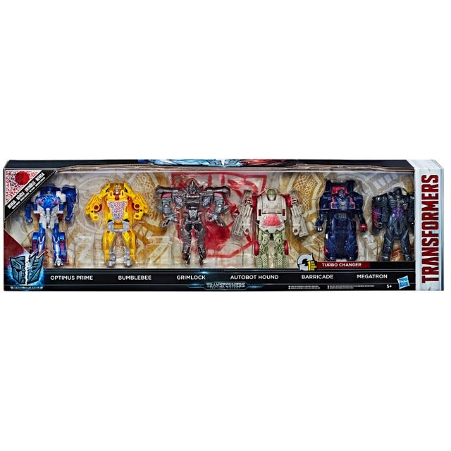Films et séries Transformers Pack de 6 figurines Turbo Changer - H 11 cm - C2034