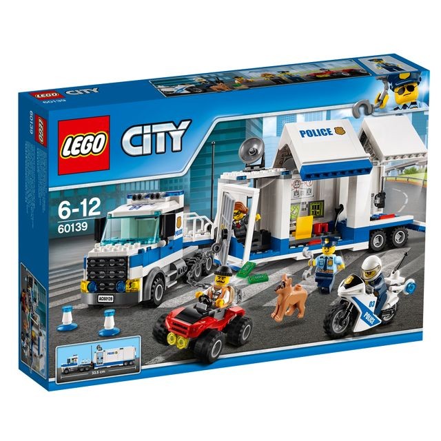 Lego - LEGO® City - Le poste de commandement mobile - 60139 Lego  - Calendrier de l'avent lego Jeux & Jouets