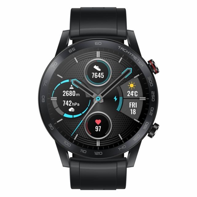 Honor - Magic Watch 2 - 46mm - Charcoal Black Honor  - Montre cardio GPS Montre connectée