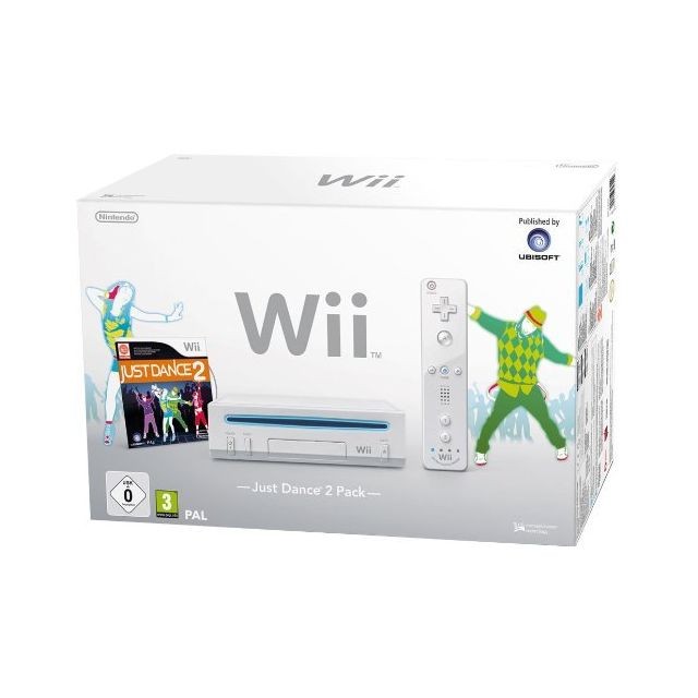 Nintendo - Console Wii + Just dance 2 Nintendo  - Console Wii