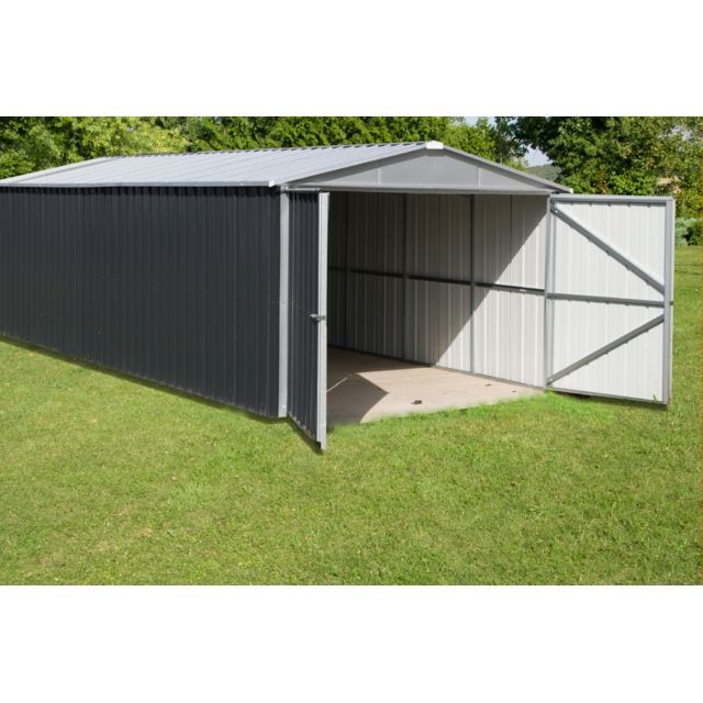 Yardmaster - Garage métal 1024A S.H.T 22,63 m² Yardmaster  - Garages en métal