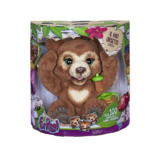 Furreal Friends - Peluche cubby ours curieux Furreal Friends  - Peluches interactives