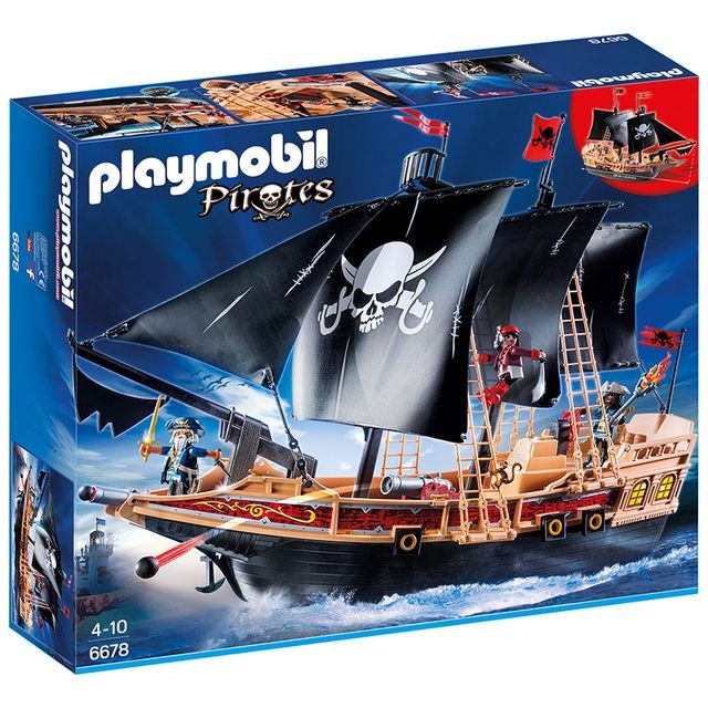 Playmobil Playmobil Bateau pirates des ténèbres - 6678