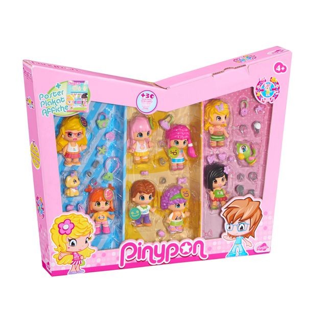 Pinypon - Pack 10 figurines - 700011637 Pinypon  - Pinypon