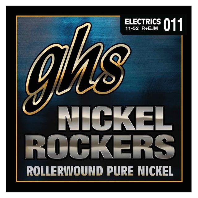 Ghs - GHS R-EJM - Jeu de cordes guitare électrique - Nickel Rockers - Custom Medium 11-52 Ghs  - Ghs