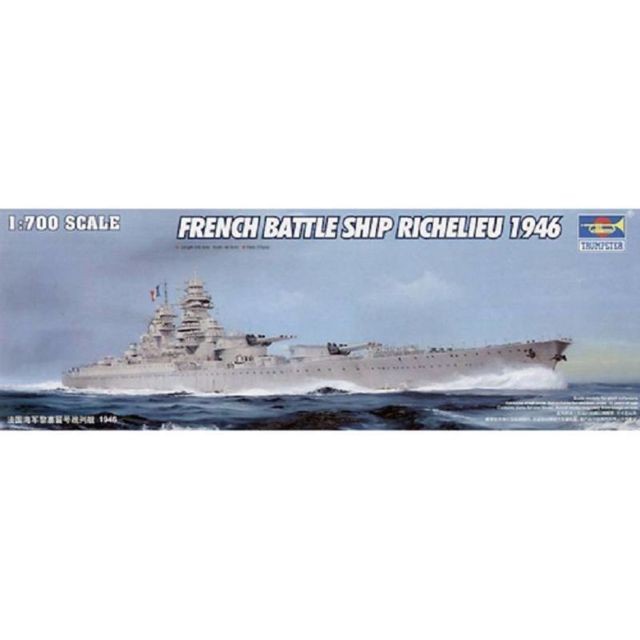 Trumpeter - Maquette Bateau French Battleship Richelieu 1946 Trumpeter  - Trumpeter