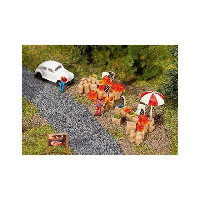 Faller - Faller 272536 Street Peddling Booth N Scale Scenery and Accessories Faller  - Faller