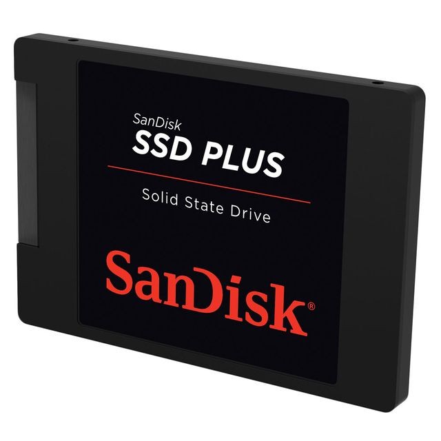Sandisk - SSD PLUS 240 Go 2.5'' SATA III (6 Gb/s) Sandisk  - SSD Interne Sata iii