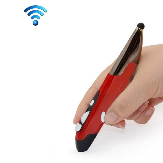 Wewoo - Souris sans fil rouge pour PC portable 2.4GHz Innovative Pen-style poche sans Smart Mouse Wewoo  - Souris gamer sans fil Souris