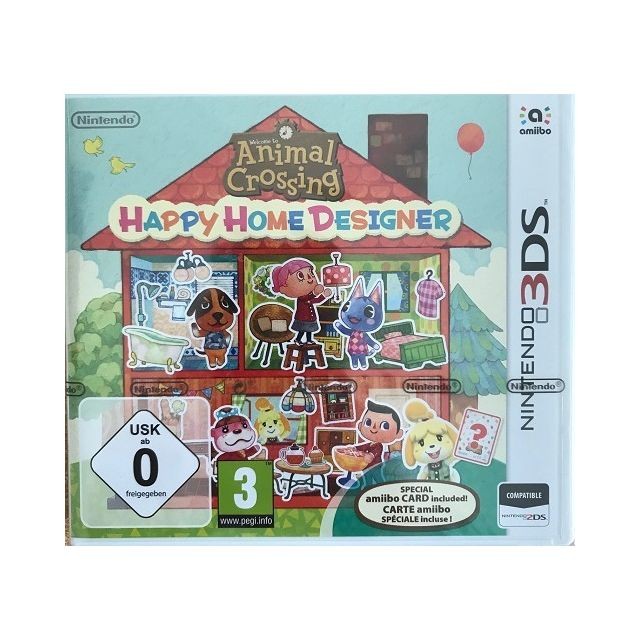 3Ds - animal crosing happy home designer Nintendo 3DS 3Ds  - Bonnes affaires Jeux 3DS