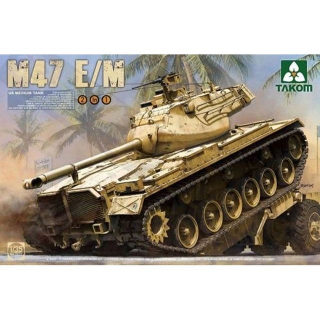 Takom - Maquette char d'assaut : M47 E/M Takom  - Takom