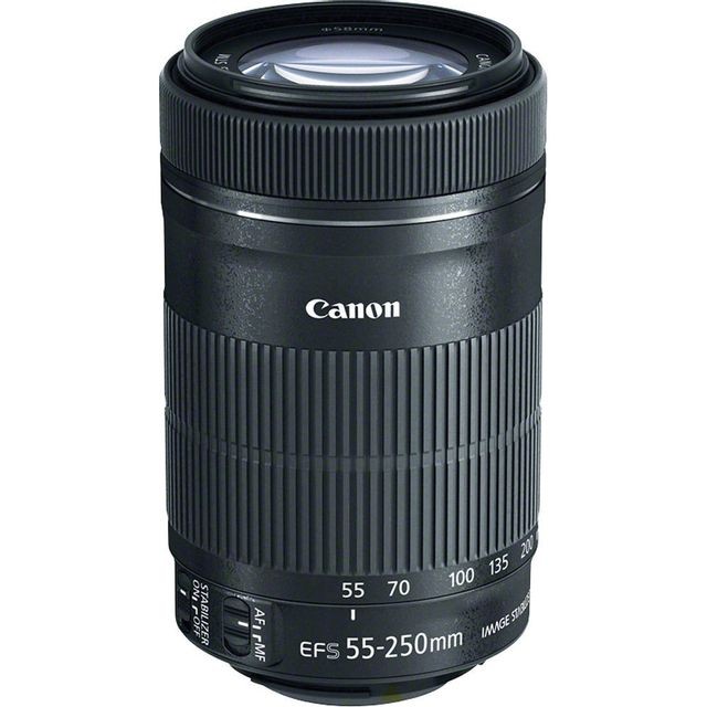Canon - Téléobjectif EF-S 55-250 mm f/4-5,6 IS STM Canon  - Objectifs
