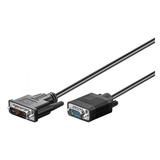 Alpexe - DVI-I/VGA FullHD cable Alpexe  - Câble Ecran - DVI et VGA Alpexe