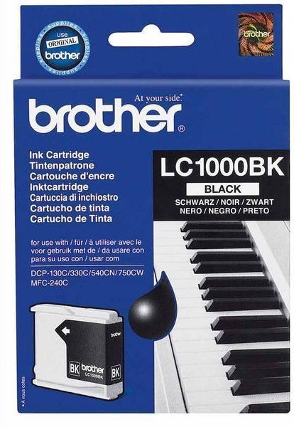 Brother - BROTHER - LC1000BK - Noire Brother  - Cartouche d'encre