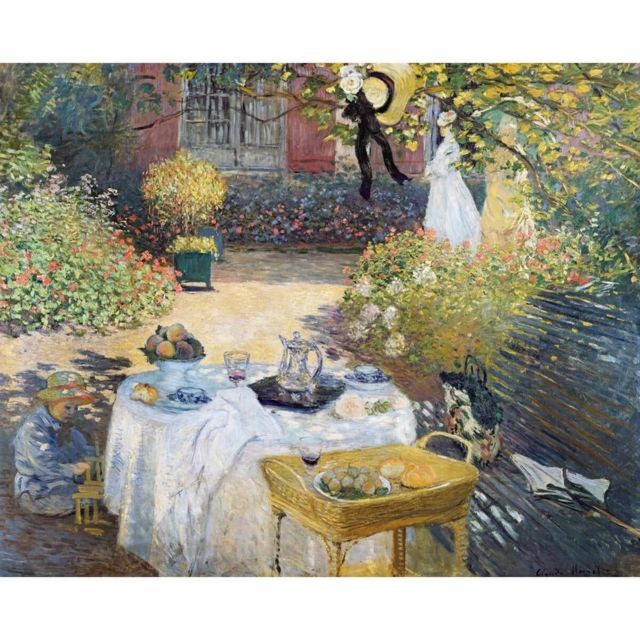 Animaux Puzzles Michele Wilson Puzzle d'art en bois 350 pièces : Le déjeuner, Claude Monet