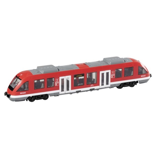 Speedtrack - Train de ville rouge - L : 45 cm - Echelle: 1/43 Speedtrack  - Speedtrack
